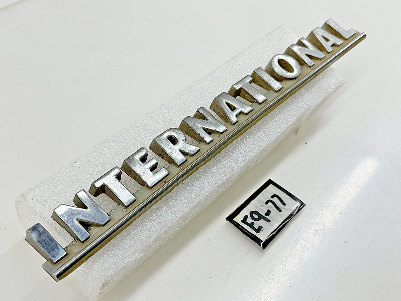 OEM 1950 - 1968 International Truck Chrome Side Nameplate 82195-R1 E9-77