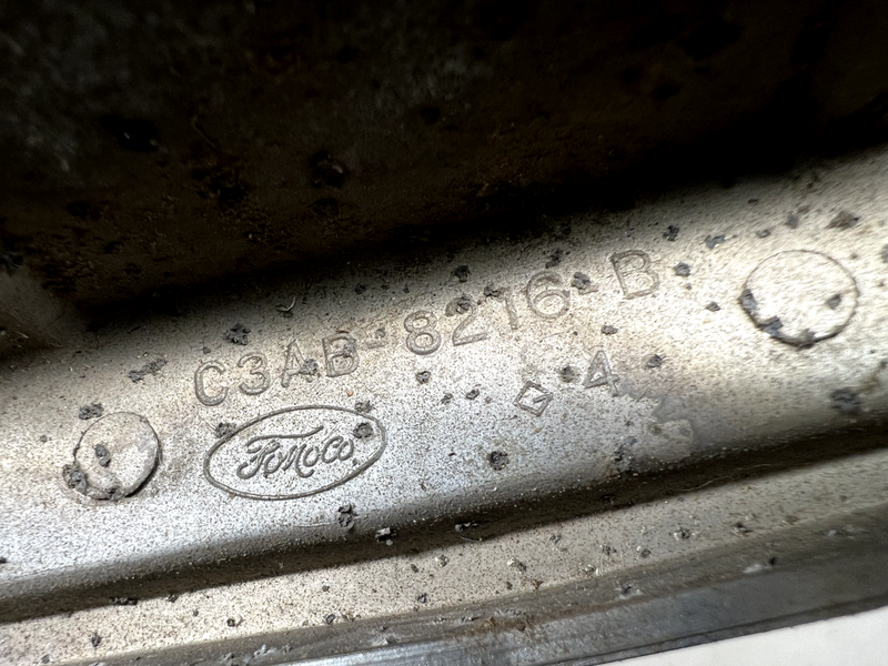 Vintage 1963 Ford Galaxie 500 Grill Emblem C3AB-8216-B FORD GALAXIE 500 U1C-B8