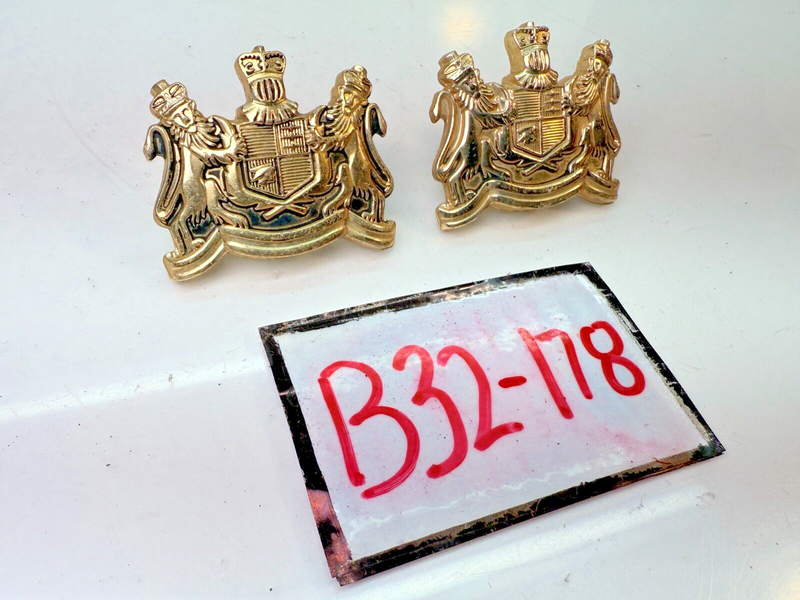 OEM PAIR 1969 Mercury Marquis  Emblem C9MB-65517A56-A  FoMoCo 69 B32-178