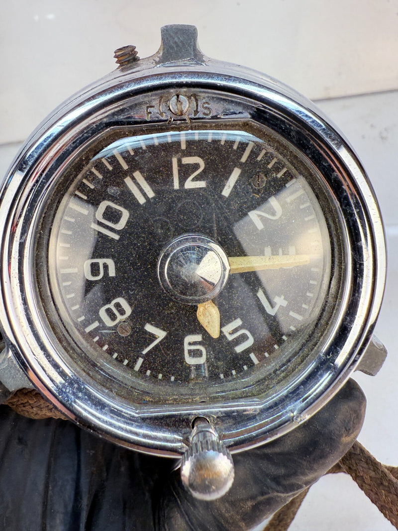 Vintage ORIGINAL 1950 JAEGER WATCH CO. Model 10 491 Car Auto Dash Clock B61-36