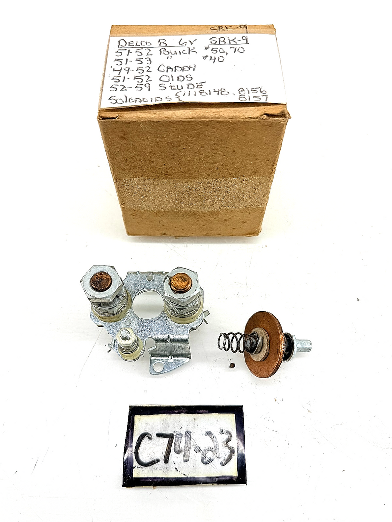 NOS 1951 -1959 BUICK CADILLAC OLDS STUDEBAKER SOLENOID REPAIR KIT SRK-9 C74-23