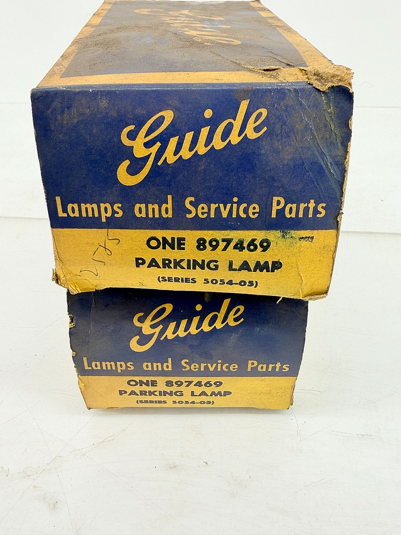 NOS 1954 Chevy Belair 210 150 PAIR Parking Light Lamp Assembly GUIDE FI-54 C73-3