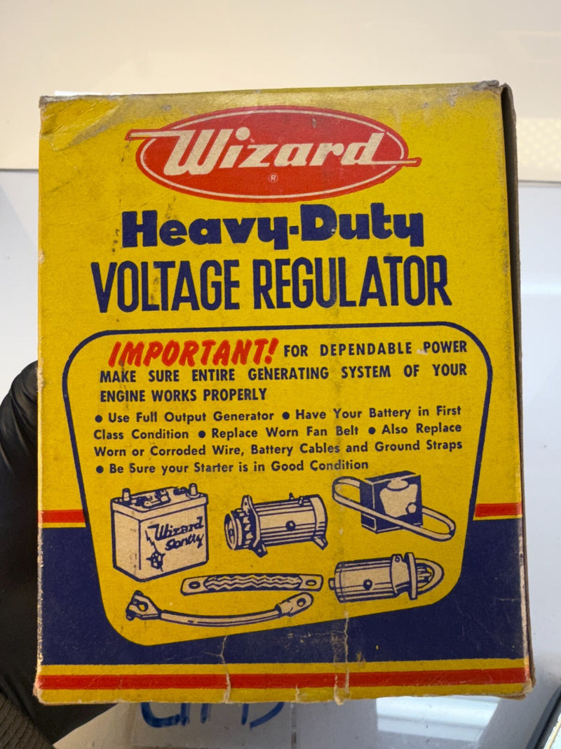 NOS HD WIZARD L-3677 VOLTAGE REGULATOR GMC PACKARD NASH STUDEBAKER KAIS C17-15