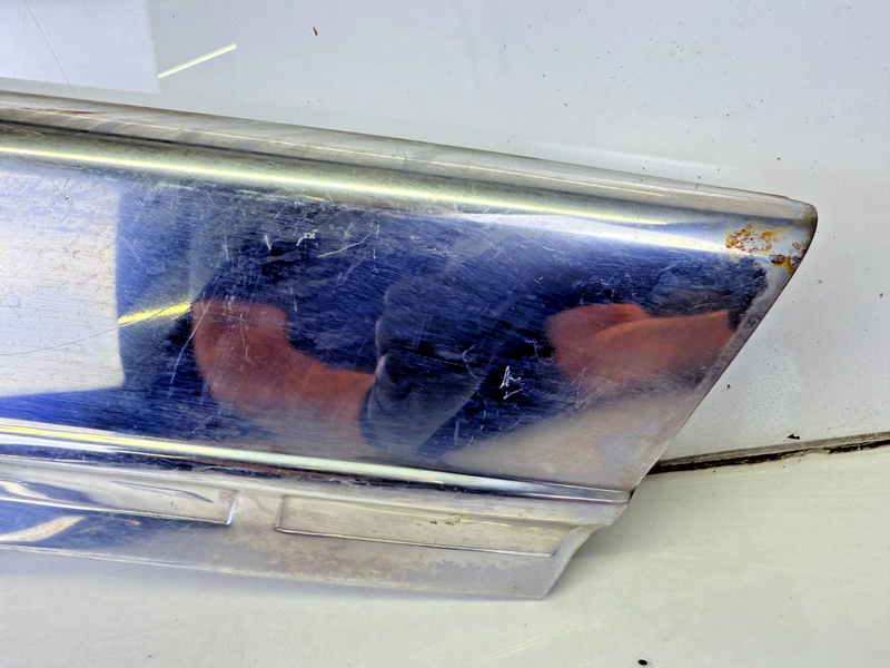 OEM 1955 1956 Ford Crown Victoria LH Stainless Tiara Pillar Post Moulding B12-18