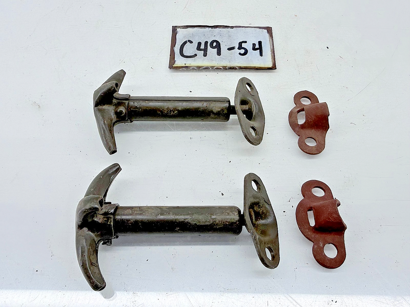 Original 1939 - 1945 Jeep Willys M38 SET Hood Latch Hooks GPW MB C49-54
