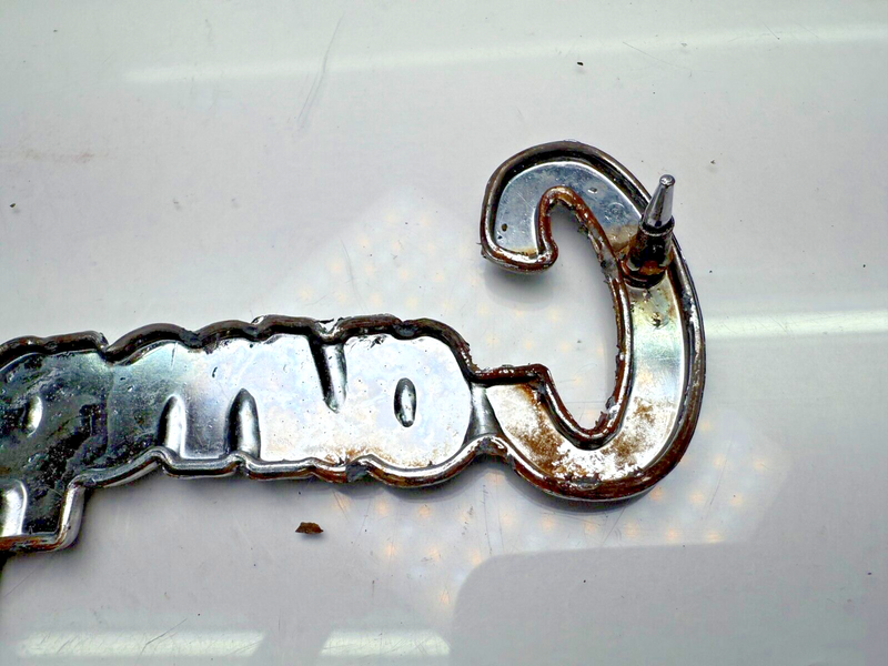 OEM Dodge Camper 9000 Fender Emblem 1972 - 1976 Dodge Truck Camper B32-121