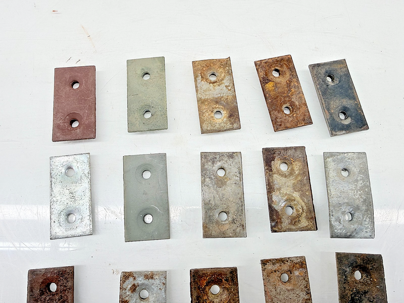 (2) Original Jeep Willys CJ2A CJ3A Windshield Lower Brackets J-Hook Mount C47-31