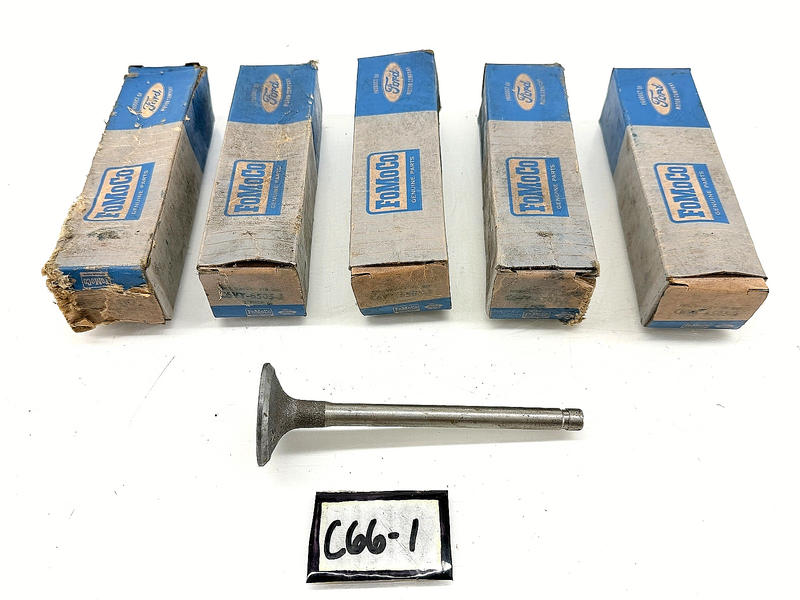 (5) NOS 1966 Lincoln Continental Engine Intake Exhaust Valve C6VY-6505 C66-1
