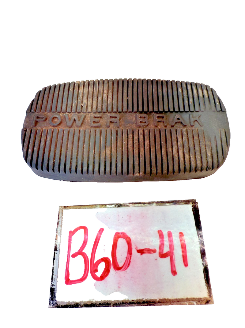 OEM 1958 - 1967 Chevy Impala Corvette Nova Power Brake Rubber Pedal Pad B60-41