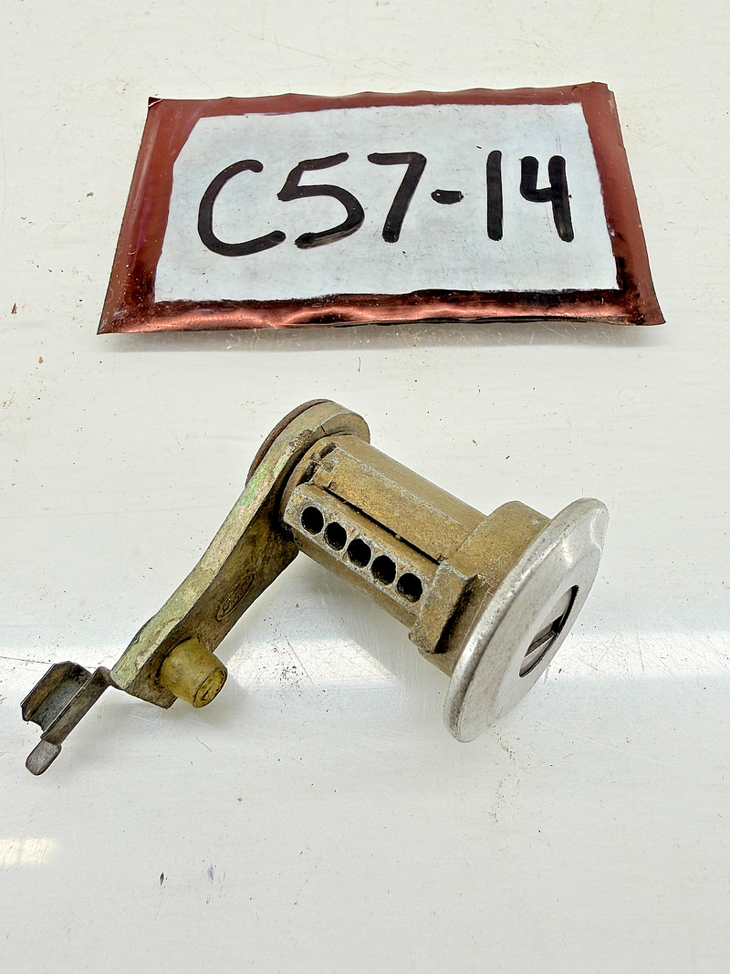 OEM 1962 - 1977 Mercury Comet Galaxie Mustang Door Lock Key Cylinder 1965 C57-14
