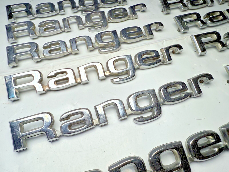 (1) OEM 1980 - 1983 Ford Ranger Metal Emblem E0TB-16B114 80 81 82 83 B32-184