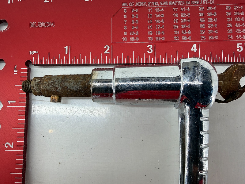 Vintage 1930s 1940s Buick Deck Lid Trunk Handle w/ Key Lock GM C34-36