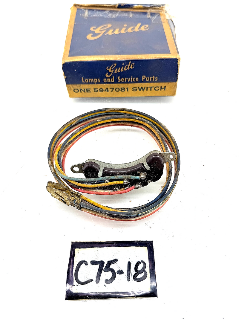 NOS 1956 Chevy Bel Air 150 210 Nomad Turn Signal Switch 5947081 C75-18
