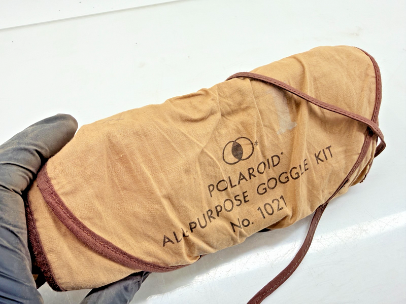 WWII US All Purpose Polaroid Goggle Lens Kit No. 1021 -Complete- WILLYS C44-13