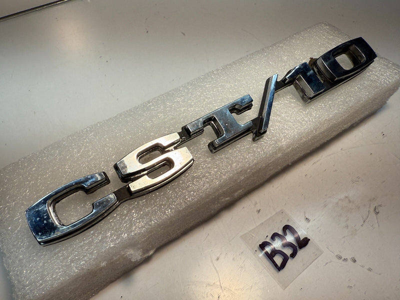 1969-1972 Chevy Pickup CST/10 Fender Emblem Truck Badge Ornament Trim OEM B32-43