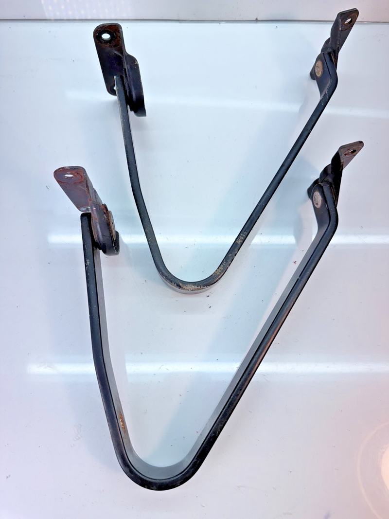 OEM 1980 - 1996 Ford Bronco F-Series PAIR Mirror Mounting Brackets Black C23-46