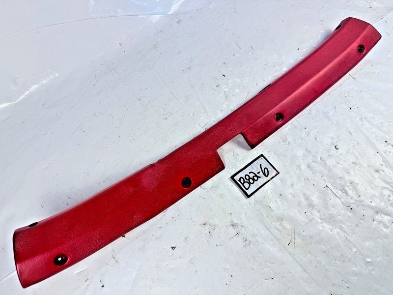 OEM 1969 - 1972 Corvette C3 Header Molding Red Coupe Trim Panel 1970 1971 B82-6