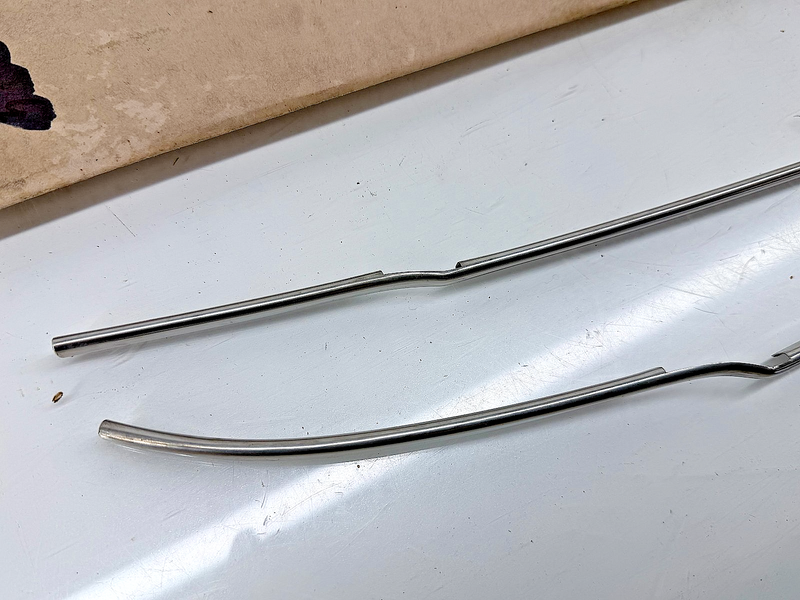 NOS 1968 1970 Ford Falcon DOOR EDGE GUARDS Moldings C8DZ-6220910-A B41-20