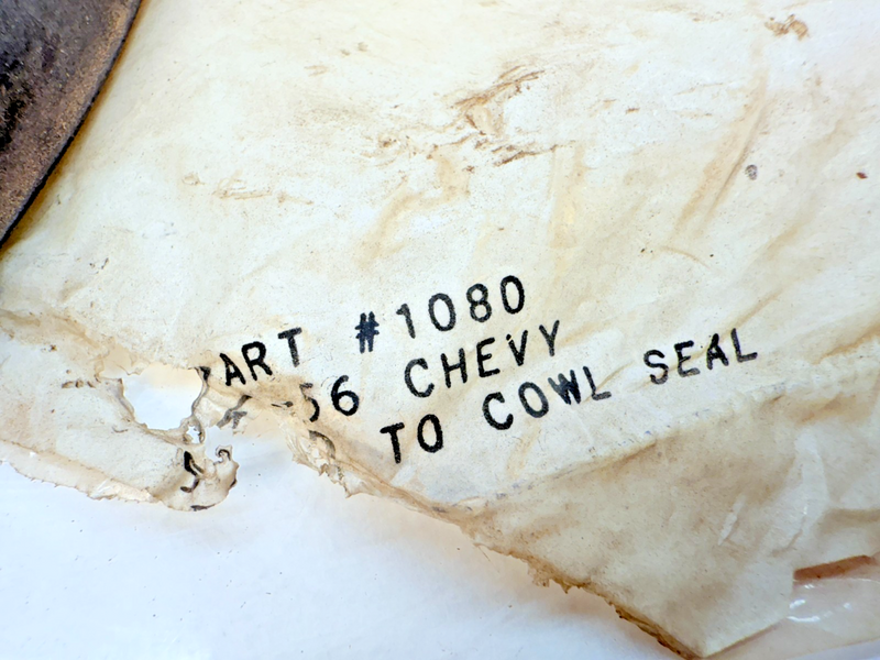 1955 1956 Chevy Chevrolet  All Cars SOFFSEAL Hood To Cowl Seal Bel Air B2-10