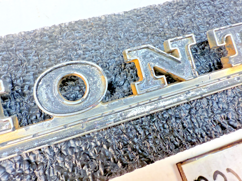 OEM 1966 Mercury Montclair Quarter Panel Script Name Plate Left or Right B32-333
