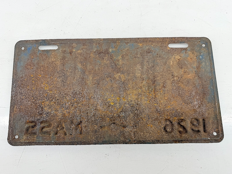 Vintage 1926 81641 Massachusetts License Plate Sign MA 81.641 C76-15