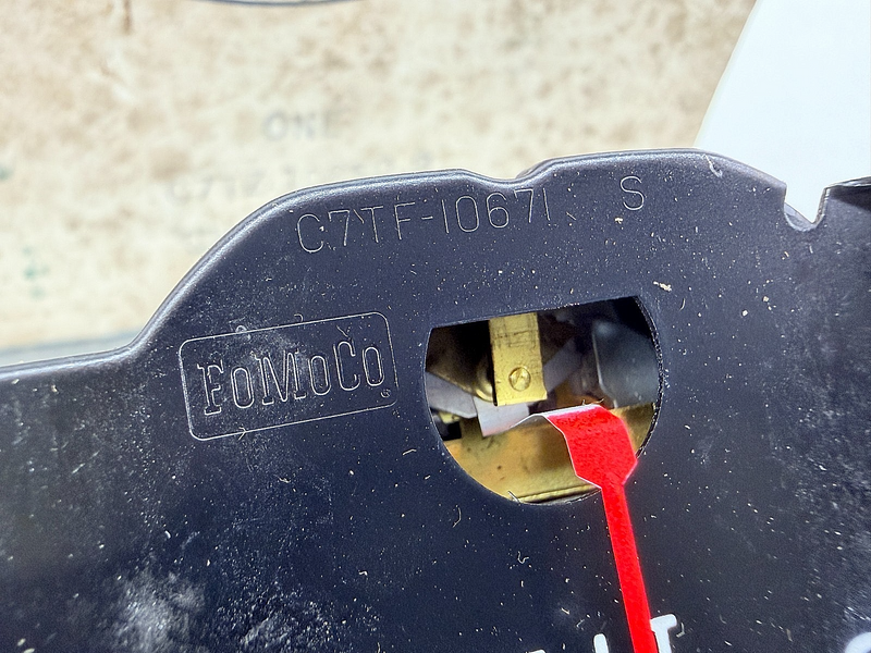 NOS 1967 - 1972 Ford Truck AMP Gauge Charge Indicator DC C7TZ-10850-B C72-12