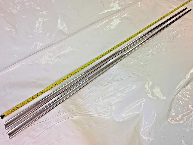 OEM 1960 Chevrolet Impala 4 Door Rear Long Quarter Fin Molding 69.5" 60 S1-63
