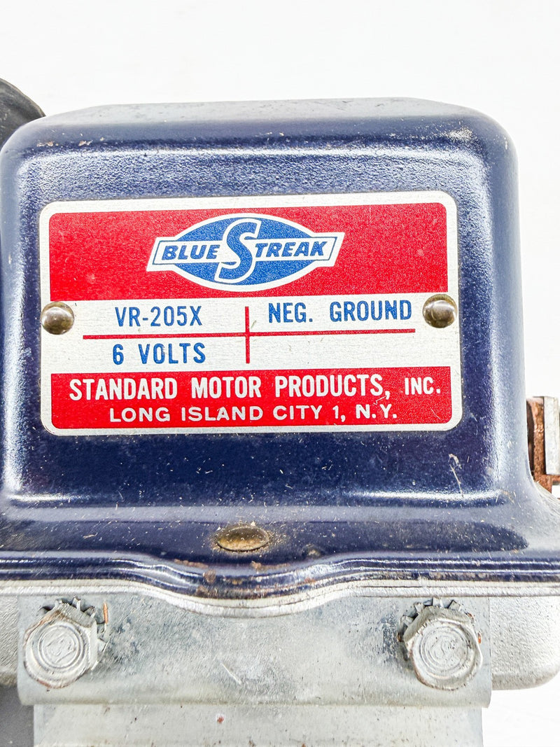 NOS Vintage PREWAR 6 VOLT VOLTAGE REGULATOR BLUE STREAK VR-205X C47-90