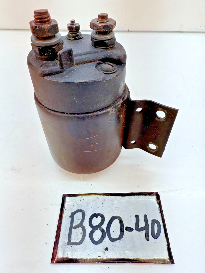 Original DELCO REMY Starter Solenoid 1955 1956 Chevy Truck V8 Auto Trans B80-40
