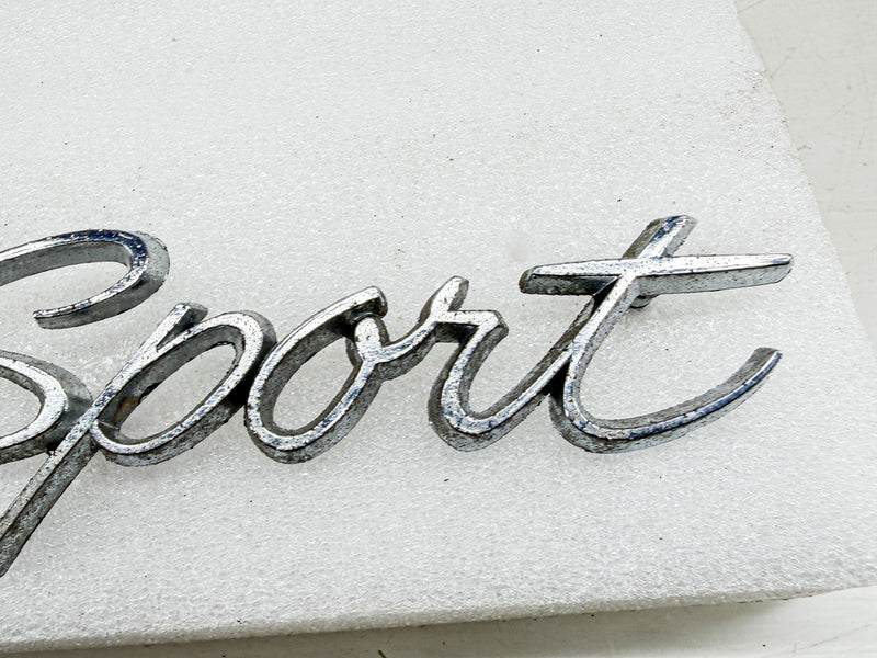OEM 1965 1966 CHEVY IMPALA SUPER SPORT SCRIPT EMBLEM 3866070 E10-61