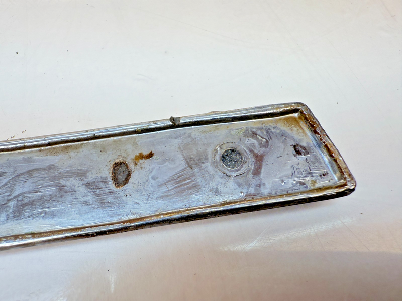 OEM 1960 Chevrolet Impala #6 Right Front Fender Chrome Molding Trim Louver E6-86