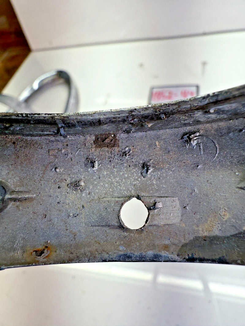 Vintage OEM 1955 Chevy Bel Air Tail Light Bezel Trim Pair 5945612 55 B52-44