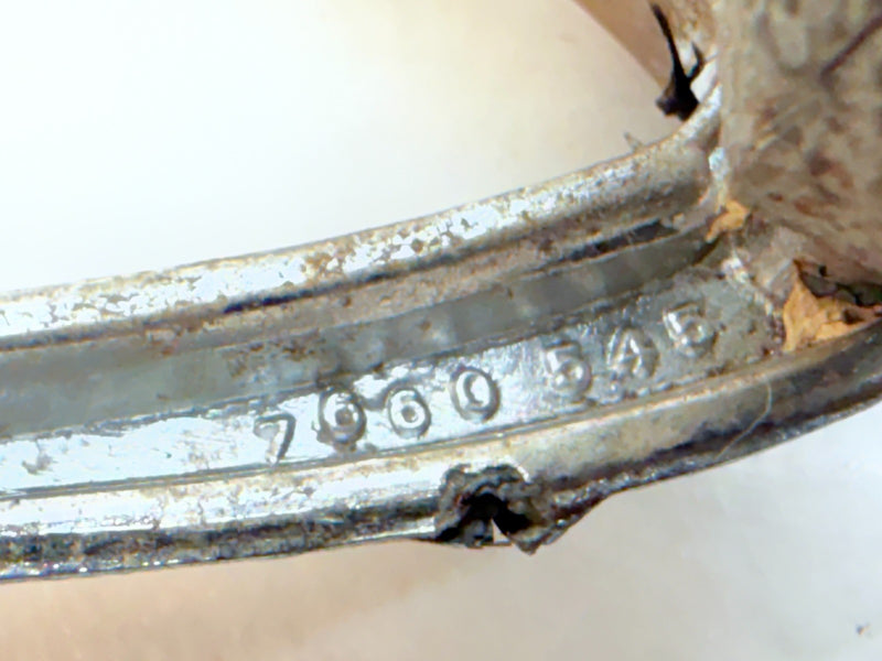 OEM 1966 1967 Chevy Malibu PAIR Chrome Script Quarter Panel Emblem E5-37