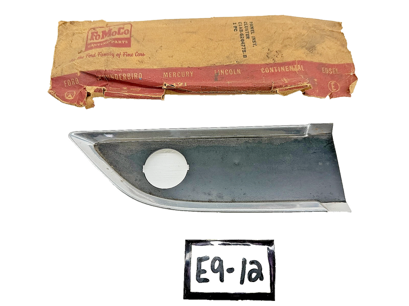 RARE NOS 1961 Ford Panel Instrument Cluster C1AB-6204775-B E9-12
