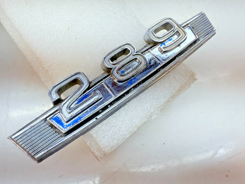 OEM 1967 1968 FORD FAIRLANE 289 Fender Emblems C7OB-16237-A E5-81