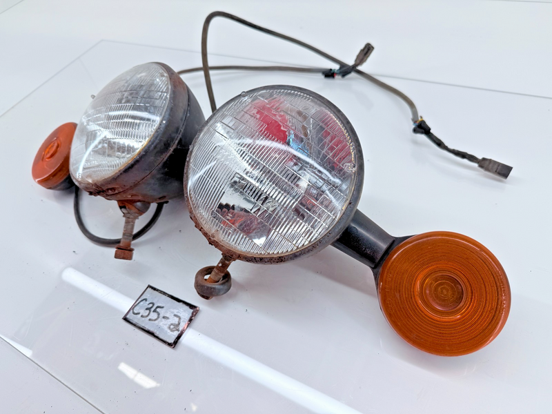 RARE Dietz 70’s- 80’s Truck Snow Plow Lights Chevy Ford Dodge Jeep RAT ROD C35-2