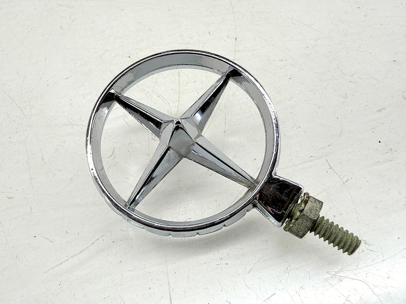 RARE NOS ORIGINAL 1959 MERCURY METEOR MONCALM CHROME FENDER ORNAMENT E9-14
