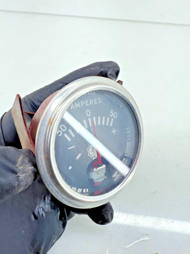 Vintage Amperes Amps Gauge Early Style Rat Rod C38-29