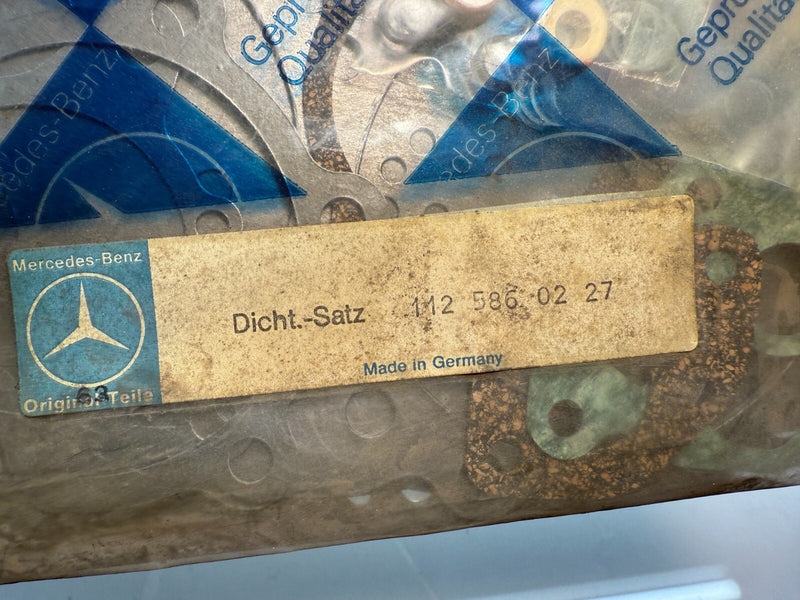NOS OEM Mercedes Benz W108 W109 W111 W112 W113 Gasket Set 112 586 02 27 C15-23