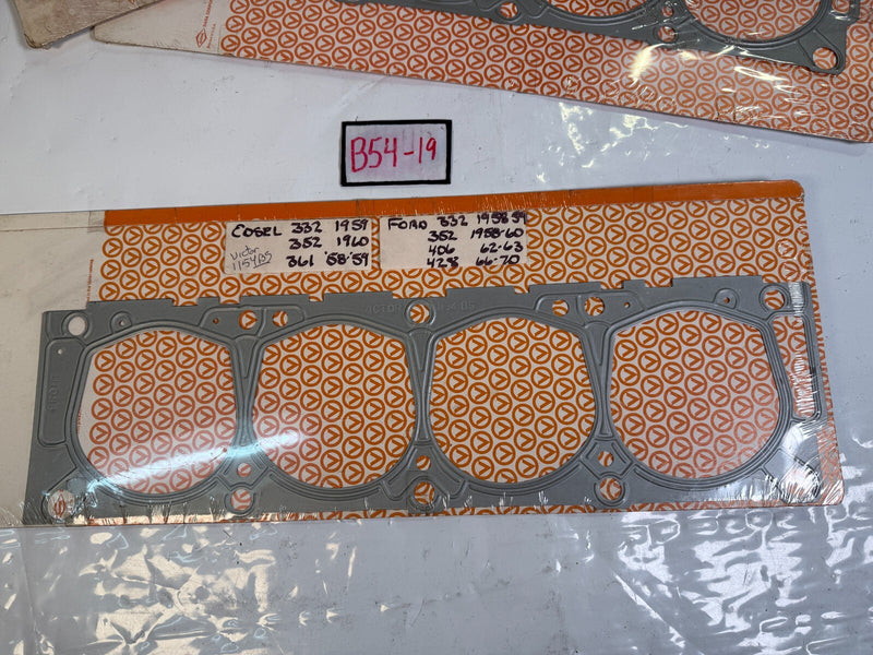 1- Victor HS1154BS Engine Kit Gasket Set Ford 1958 - 1970 332 352 406 428 B54-19