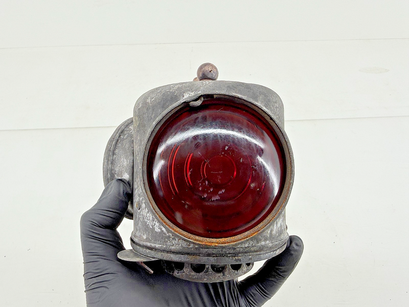 Vintage Accessory Victor 461 Acetylene Tail Lamp Light Brass Era Rat Rod C64-102