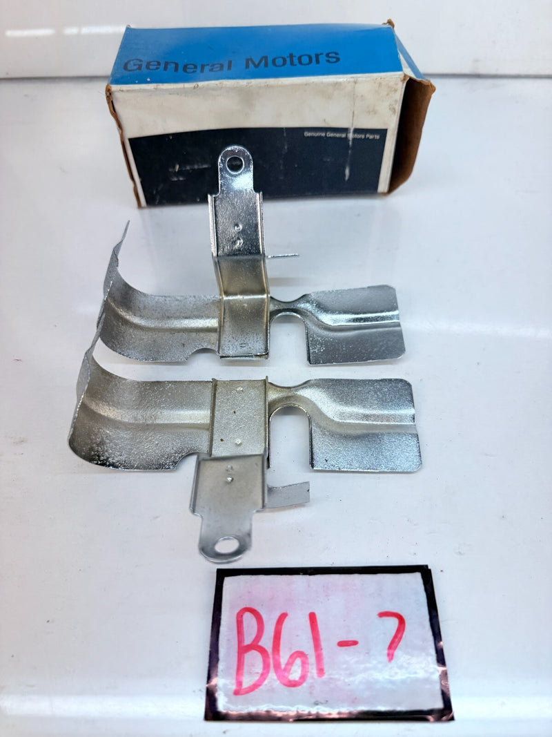 NOS PAIR of 1957 - 1979 Corvette Spark Plug Heat Shield GM 3917664 B61-7