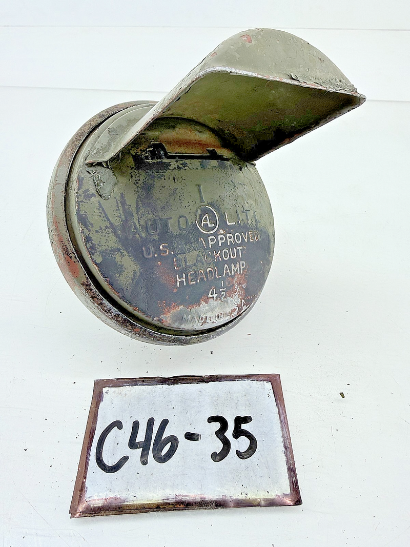 Original Jeep Willys MB Ford GPW Blackout Drive Fender Light WWII C46-35