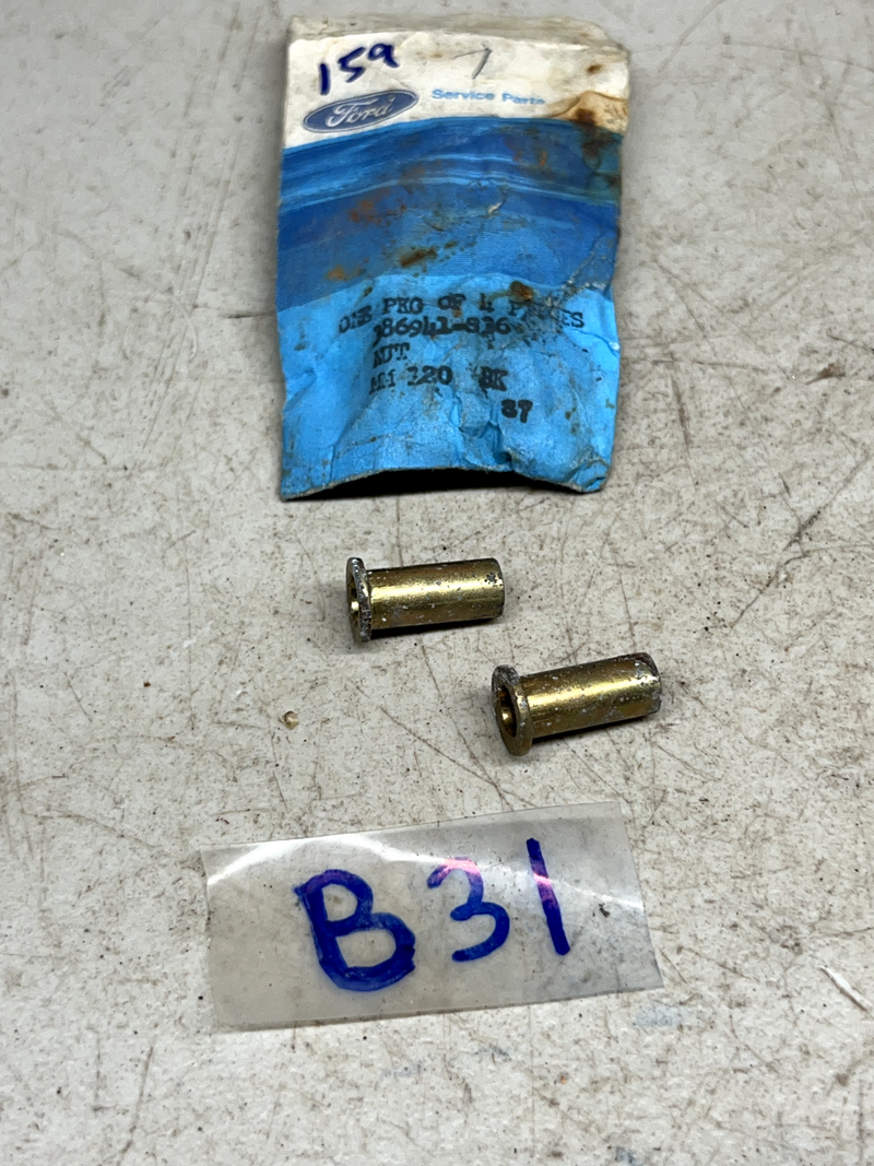 (2) NOS Ford 386841-S36 Nut B31-159