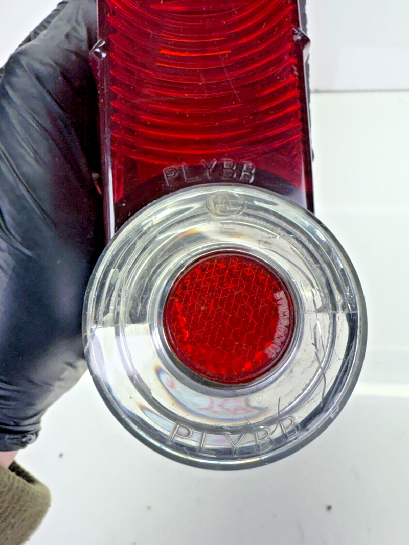 *RARE* Original 1955 Plymouth Tail Lights Housing Assembly Pair PLYBB 55 B51-9