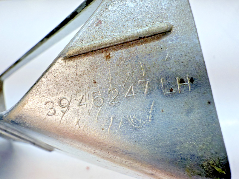 OEM 1968 1969 Corvette LH Side Fender Louver GM 39452487 Drivers Side B83-21