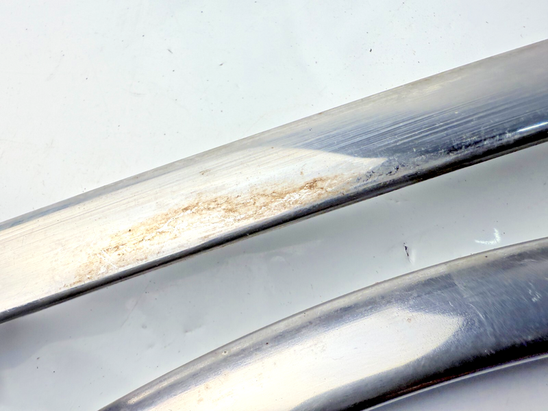 OEM 1959 1960 IMPALA PAIR LOWER WINDSHIELD TRIM MOULDINGS EL CAMINO S1-45