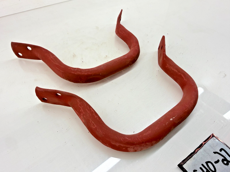 OEM Willys MB M38 Ford GPW Jeep Pair Rear Corner Body Lift Handle "F" Mark C4027