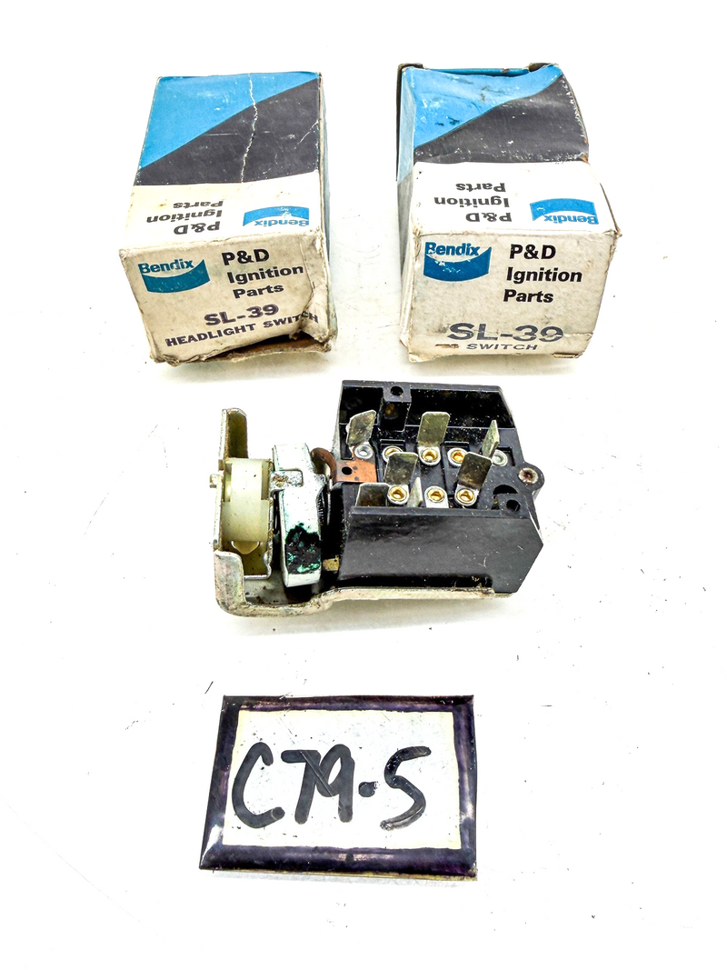 (1) NOS 1960 -1964 Ford Mercury Comet BENDIX SL-39 HEADLIGHT SWITCH C79-5