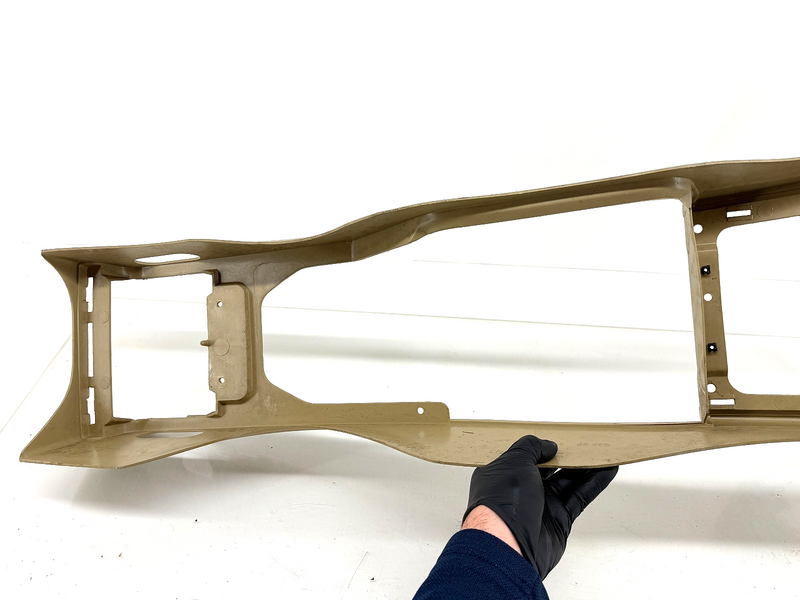 OEM 1987 - 1993 Ford Mustang Fox Body Center Console Tan E7ZB-61045A36-A U1B-105